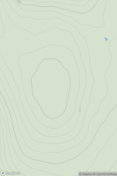 Thumbnail image for Carn Tarsuinn [Cairngorms] showing contour plot for surrounding peak